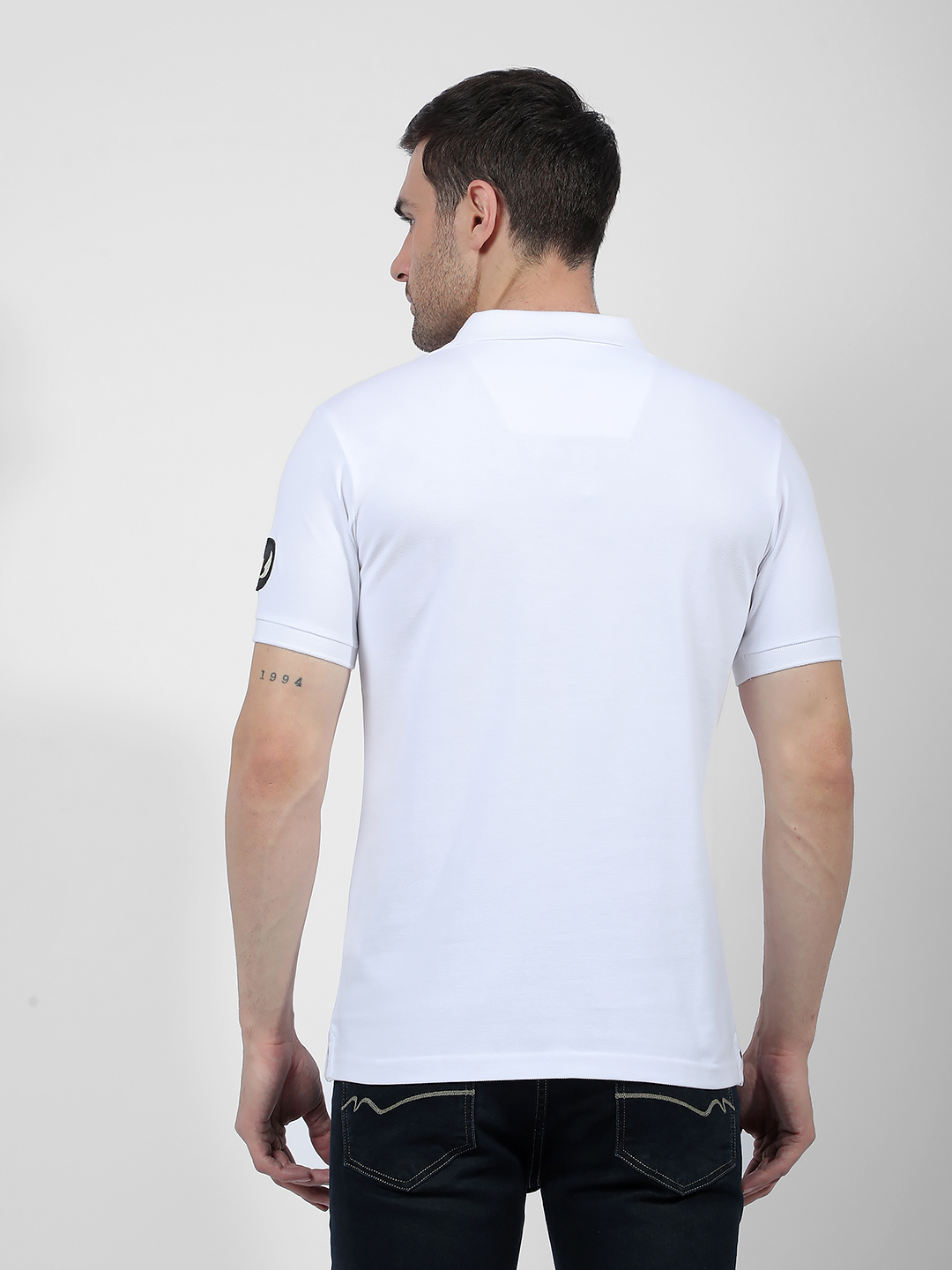 Numero Uno Men's Short Sleeve Regular Fit White Polo T-Shirt
